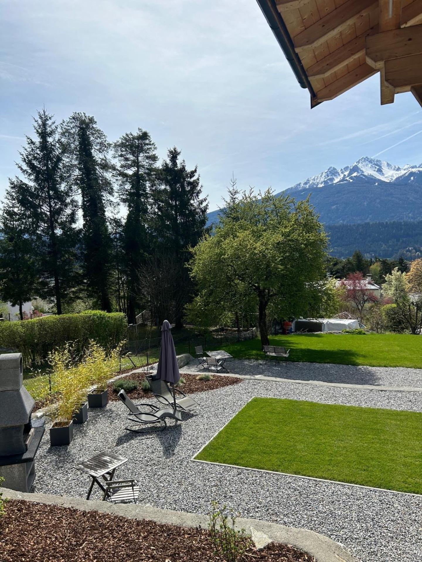 Wohnung Mit Garten Und Panoramablick In Innsbruck Exterior foto