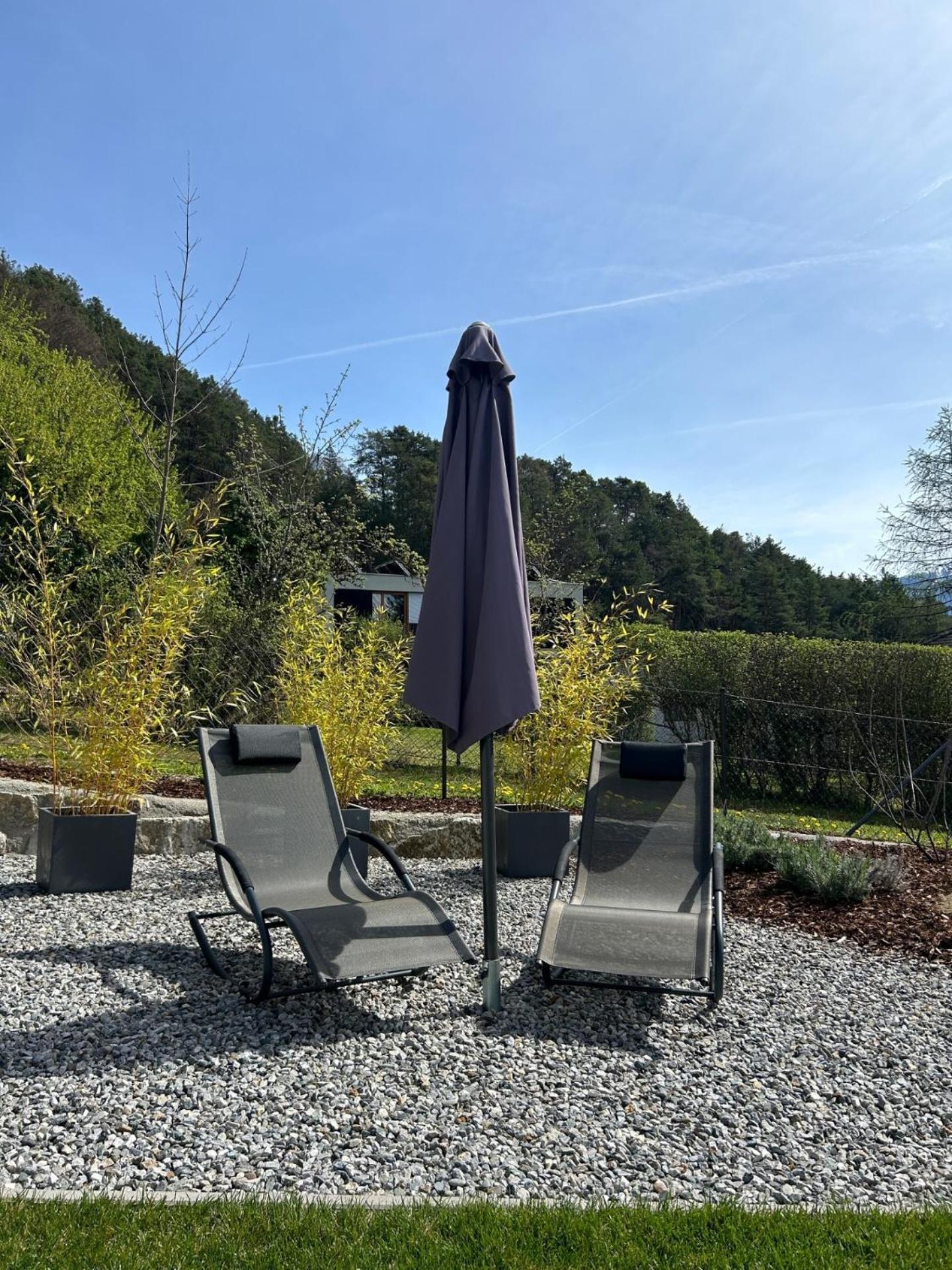 Wohnung Mit Garten Und Panoramablick In Innsbruck Exterior foto